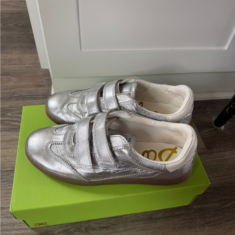 Sam Edelman Talia Sneakers Silver 8.5